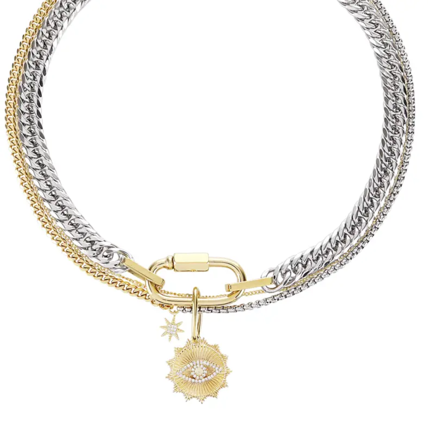Evil Eye 2 in 1 Necklace