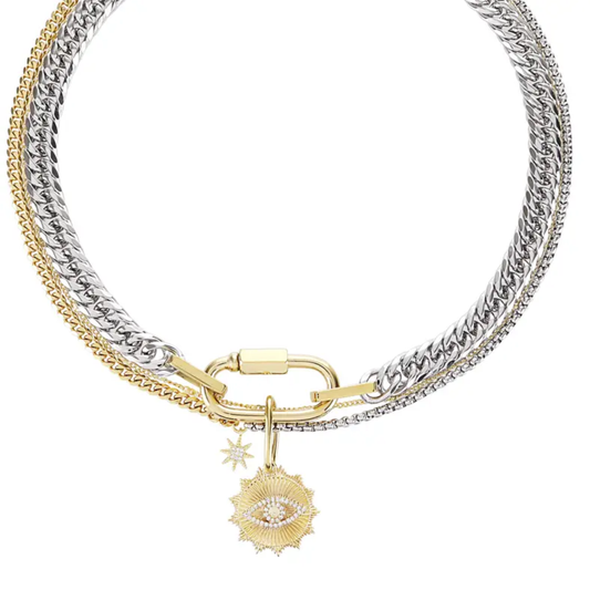 Evil Eye 2 in 1 Necklace