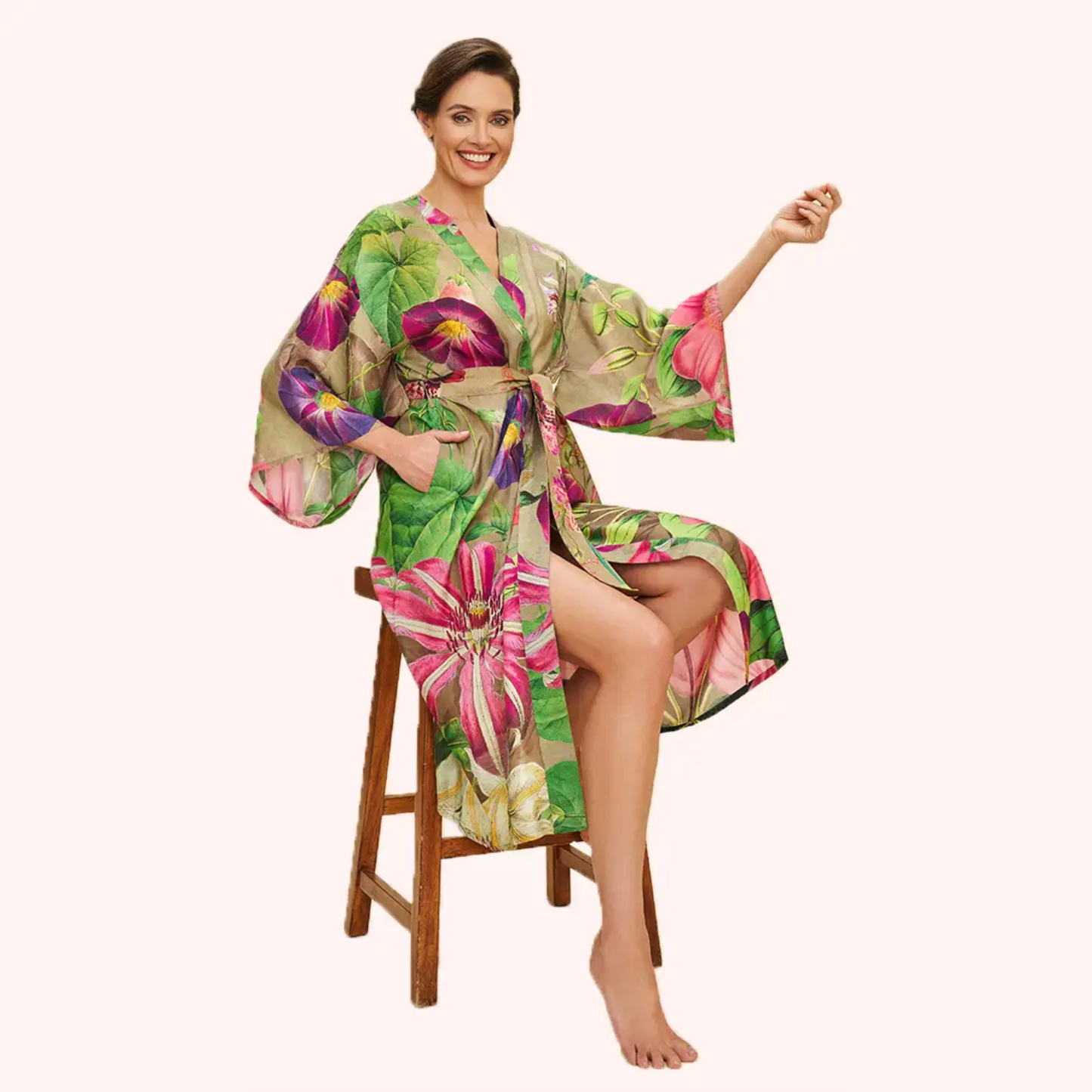 Kimono - Oversized Botanicals