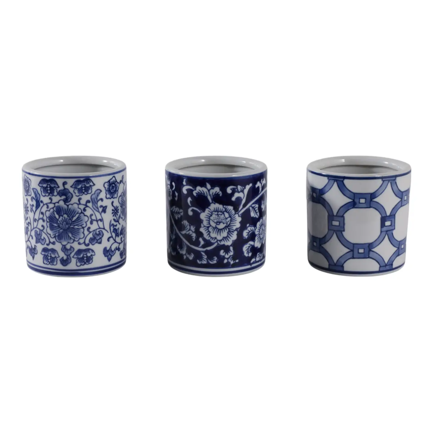 Blue + White Pencil Cups