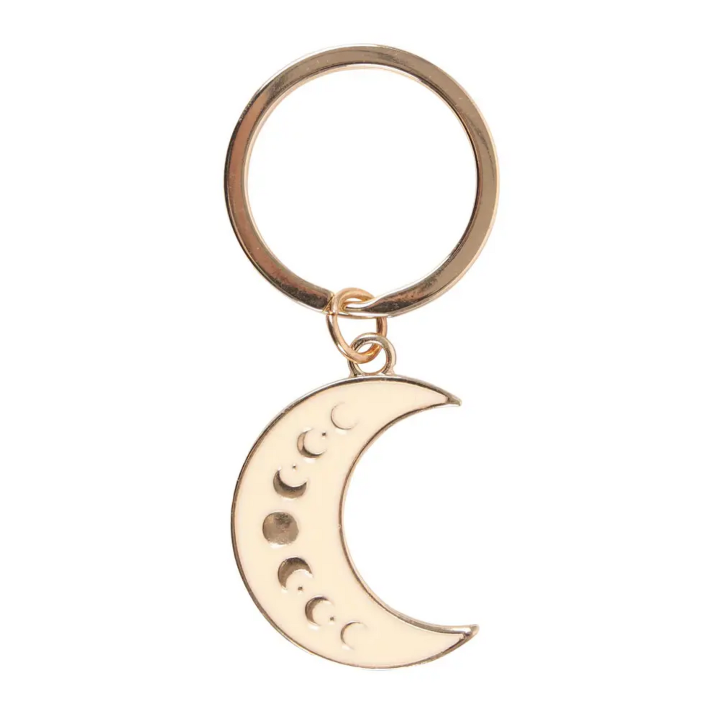 Moon Phase Crescent Keychain