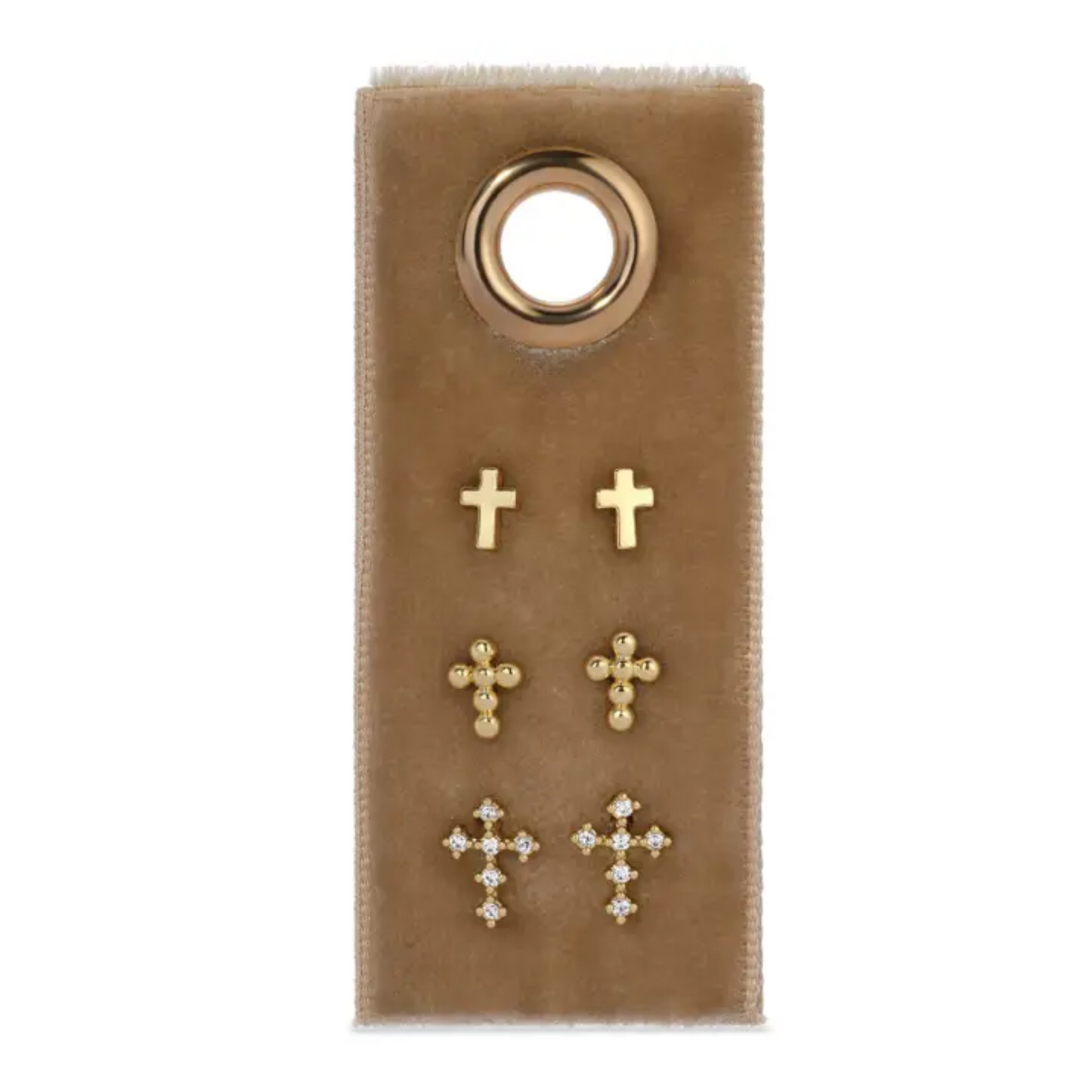 Earrings - Velvet Gift Tag 3 Pairs