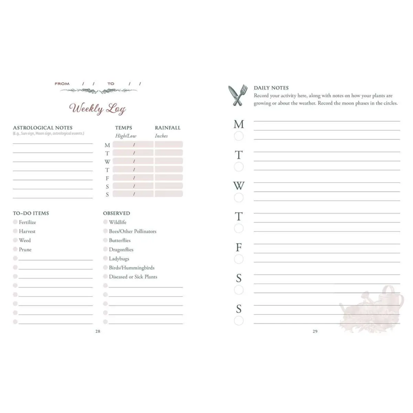 Green Witch's Garden Journal