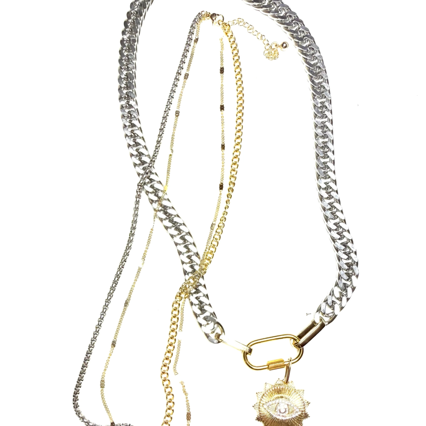 Evil Eye 2 in 1 Necklace
