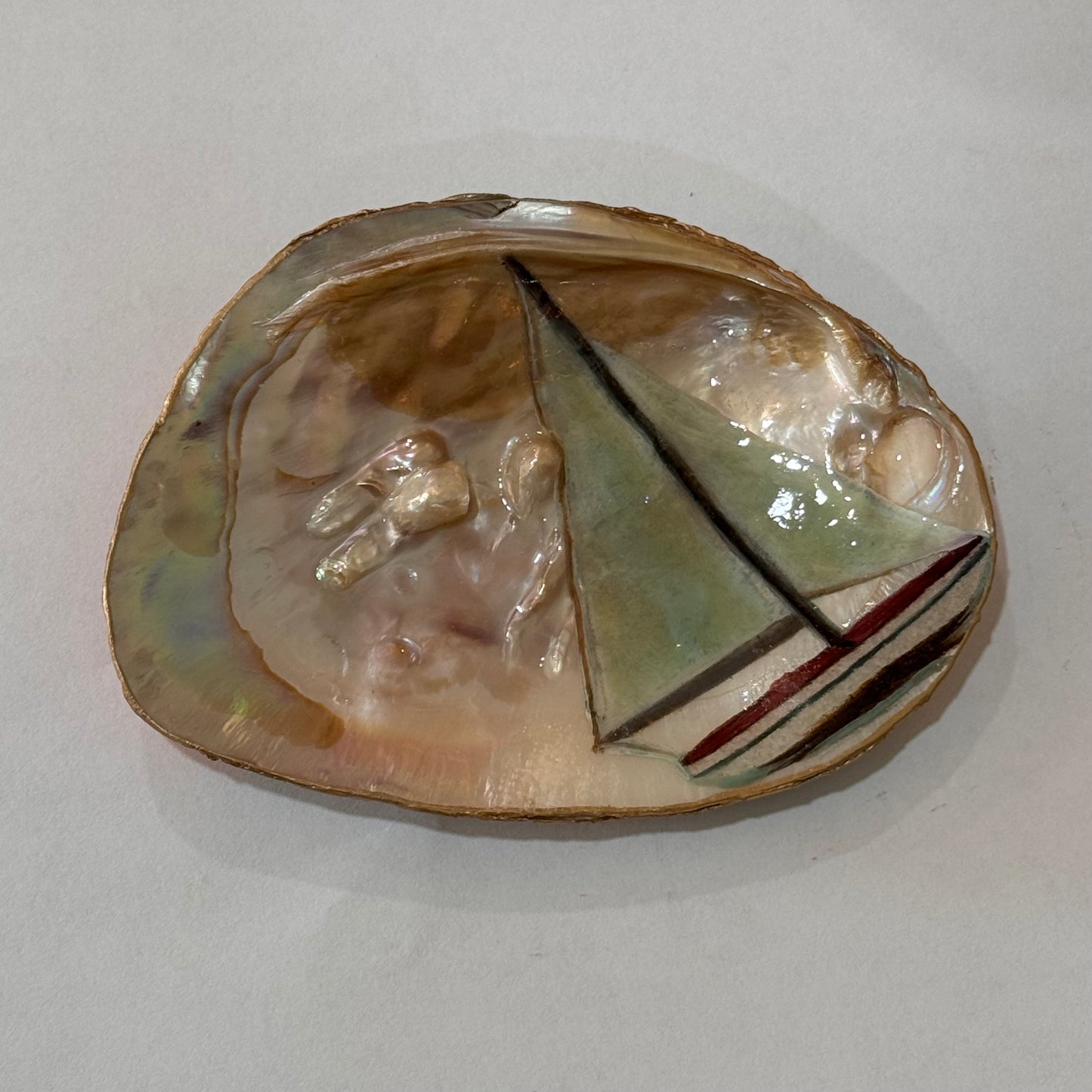 Clam Trinket Dish - Boat