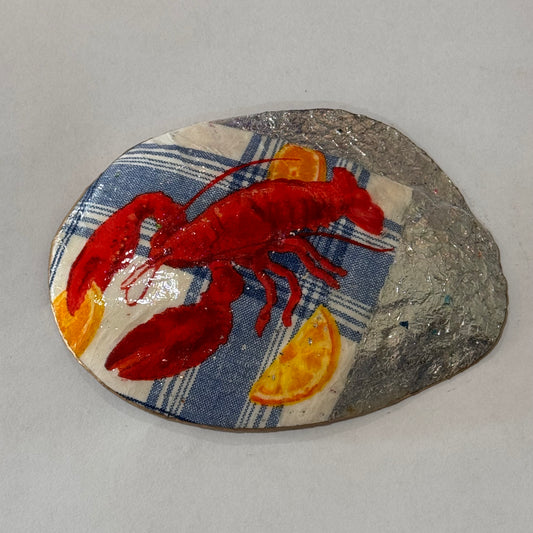Clam Trinket Dish - Lobster A
