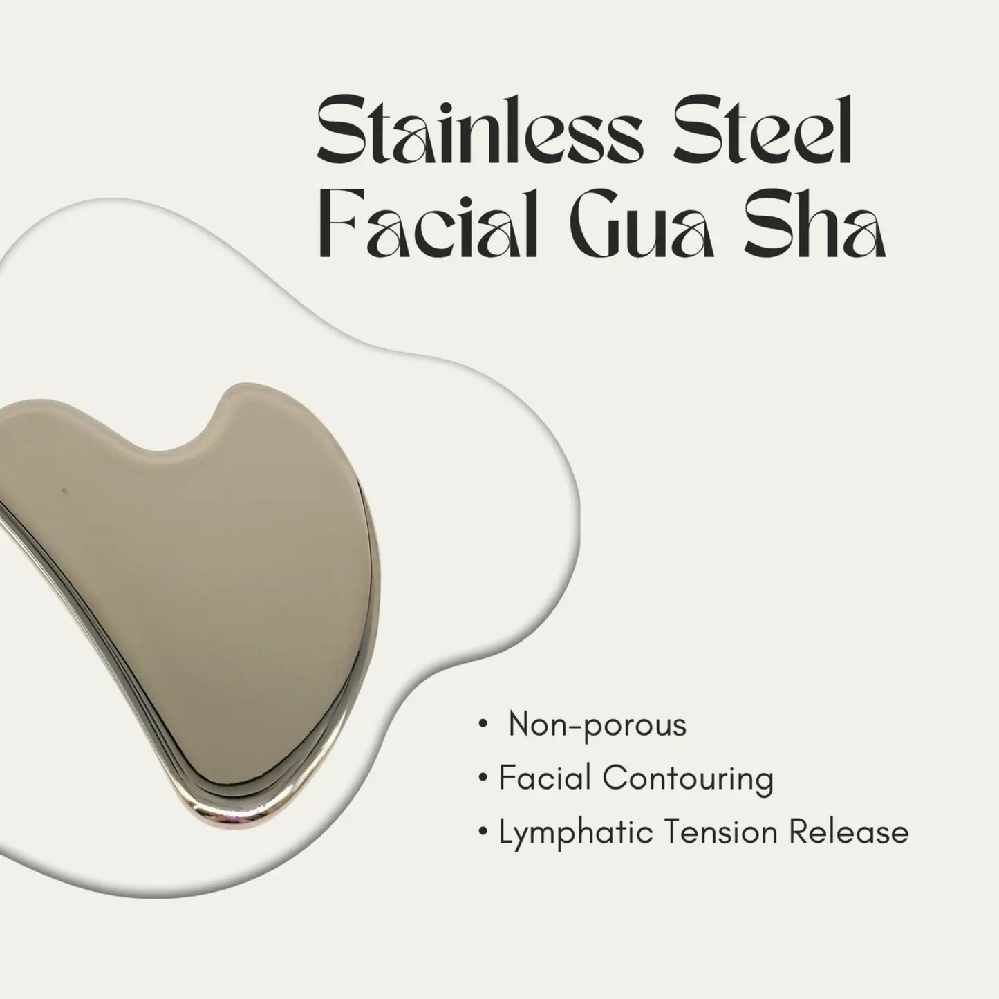 Gua Sha - Stainless Steel