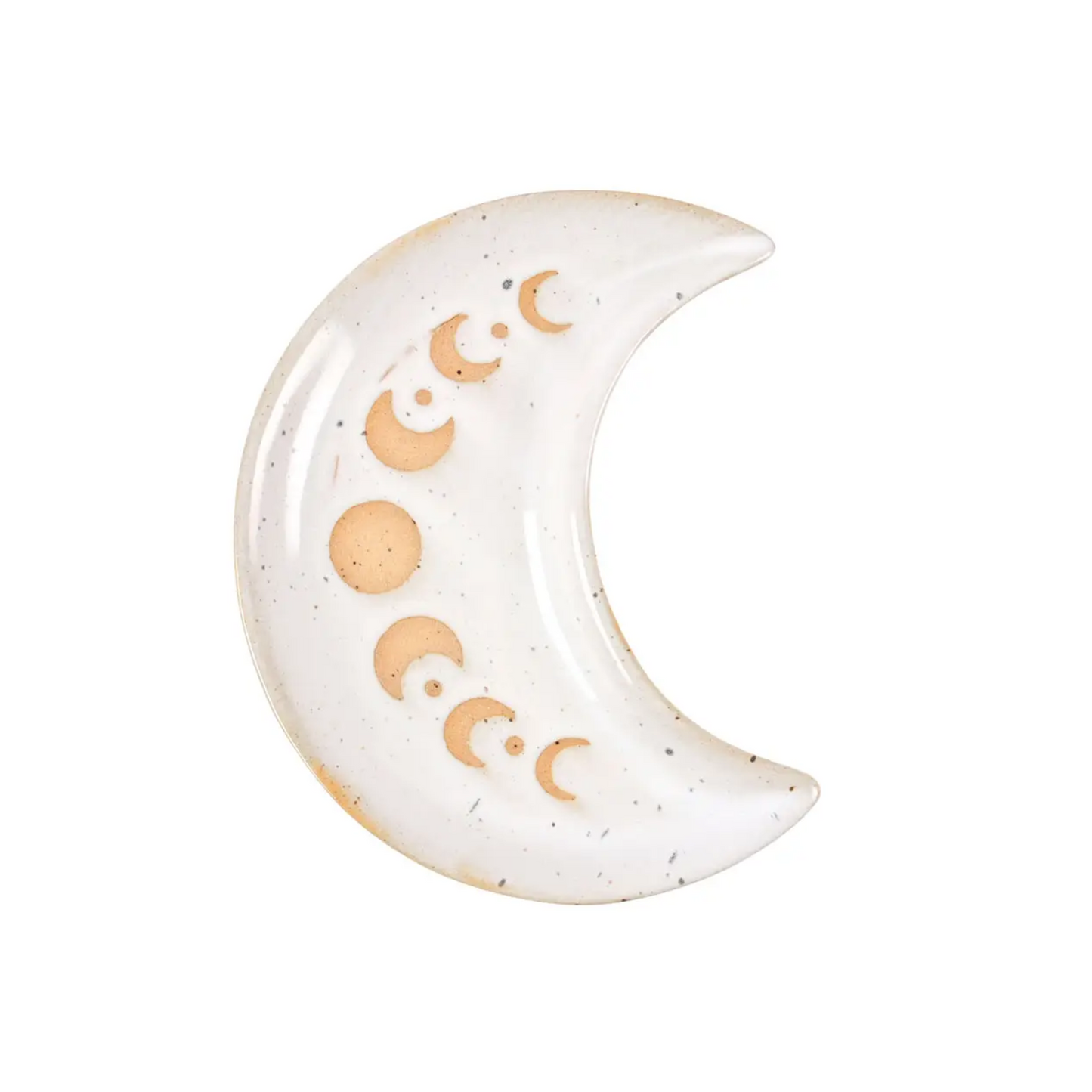 Moon Phase Crescent Ceramic Trinket Tray