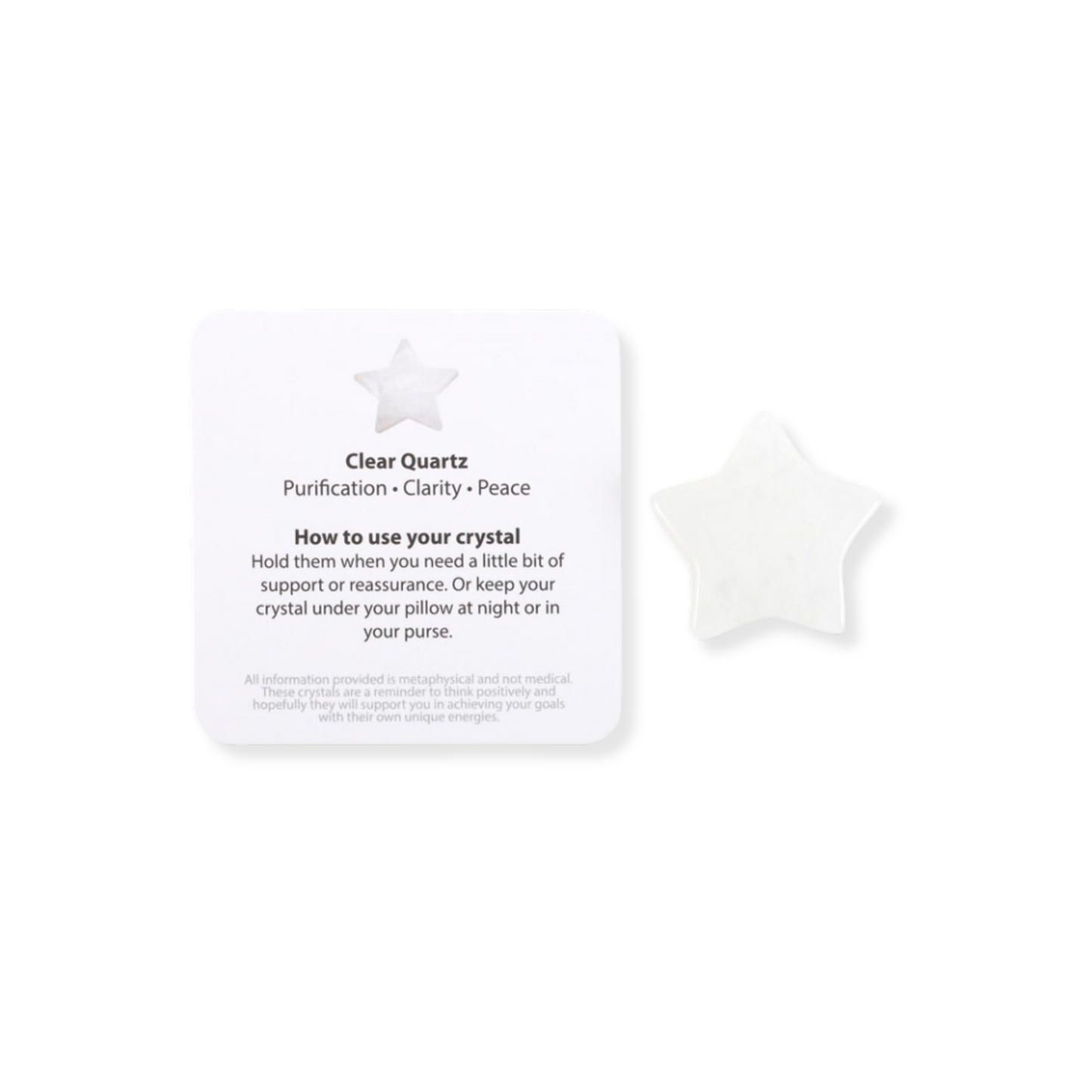 You're a Star Lucky Clear Quartz Crystal