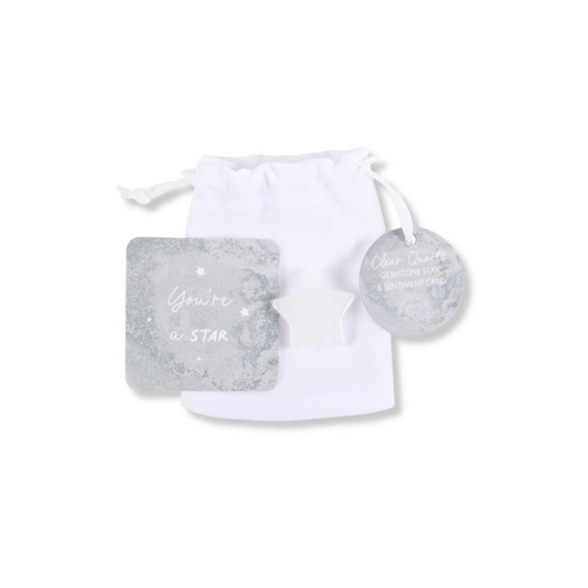 You're a Star Lucky Clear Quartz Crystal