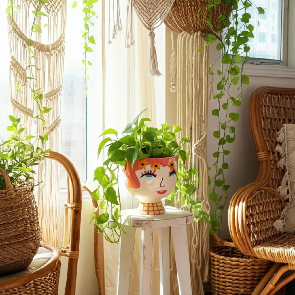 Flower Women Planter