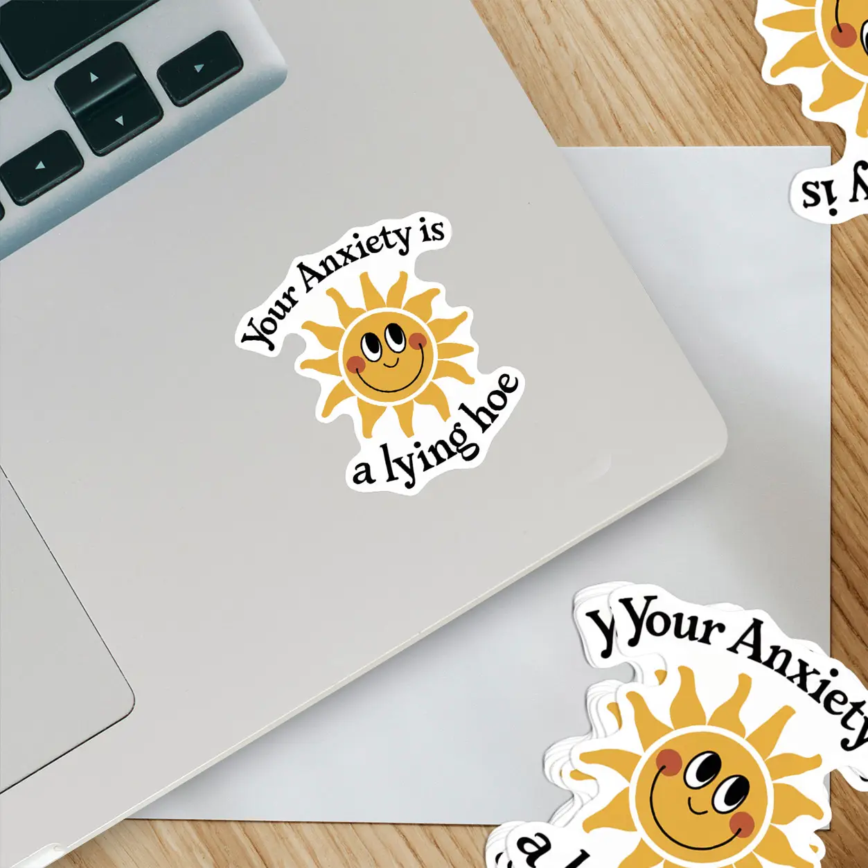 Sun Lying Hoe Sticker