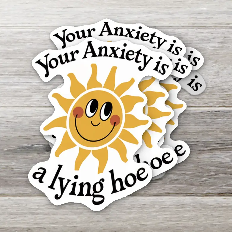 Sun Lying Hoe Sticker