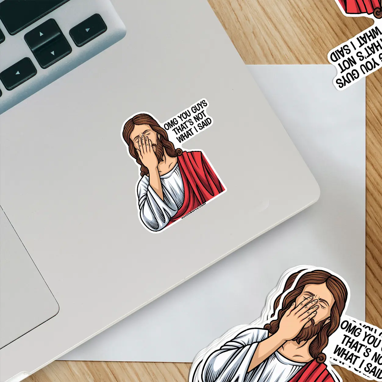 Jesus "That's Not What I Said" Sticker